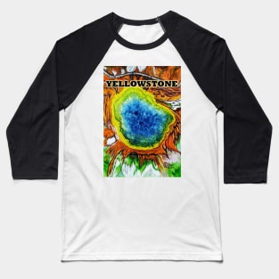 Yellowstone Hot Springs Baseball T-Shirt